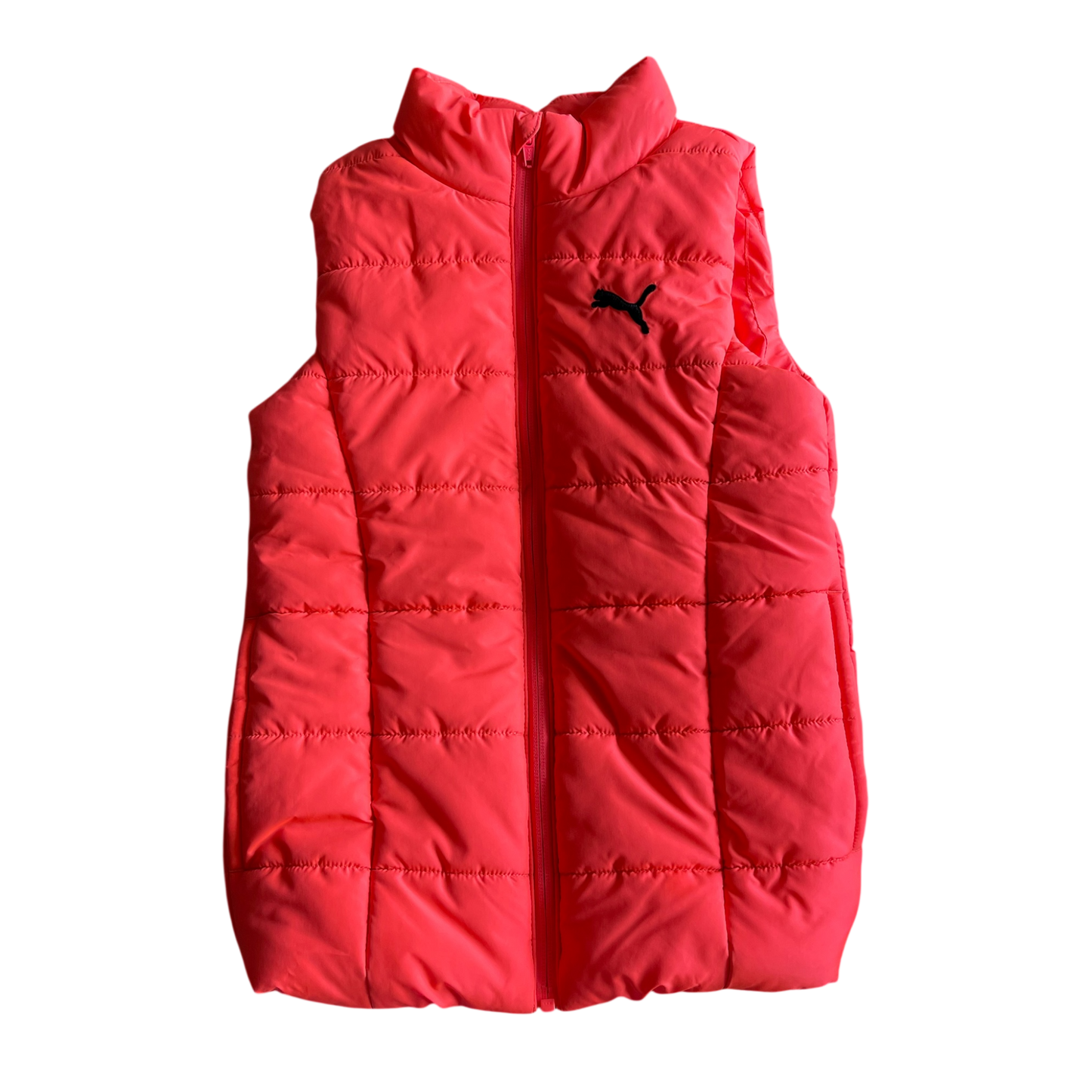 Girls puma bright pink Vest size 7