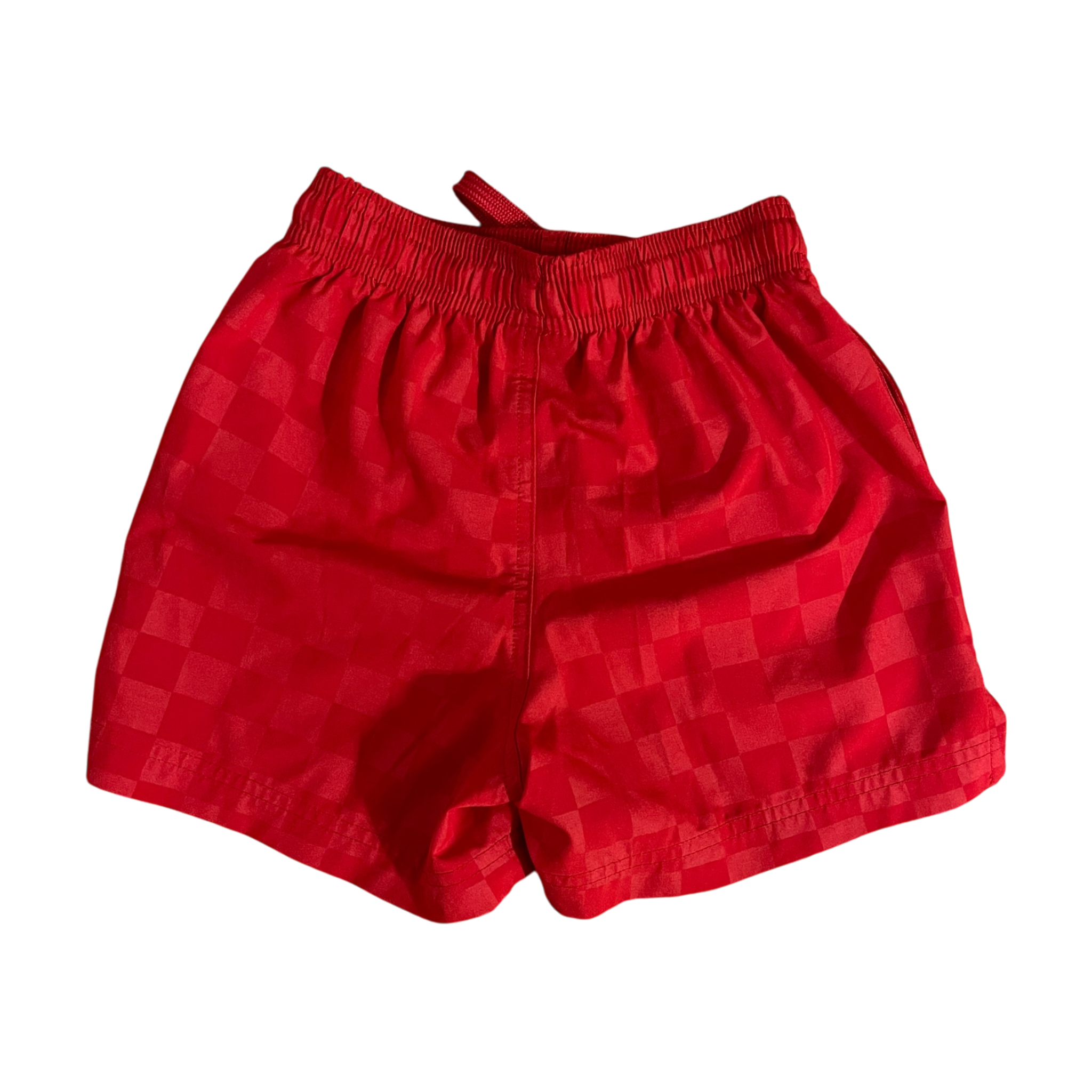 Boys athletic red Short size 4