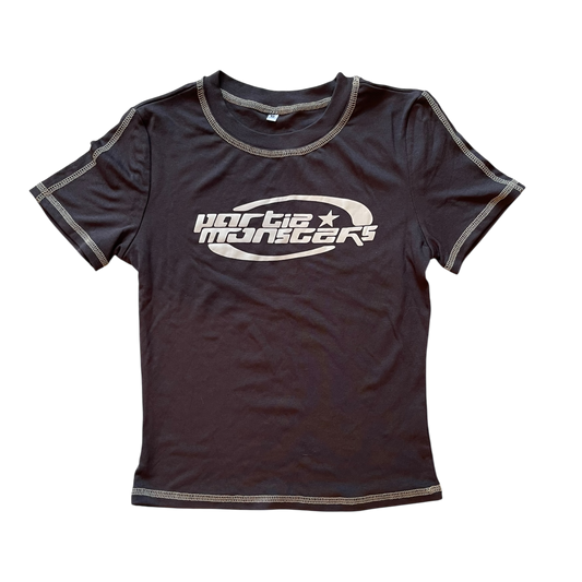 Boys partiz monsgzrs dark gray T-shirt size 8