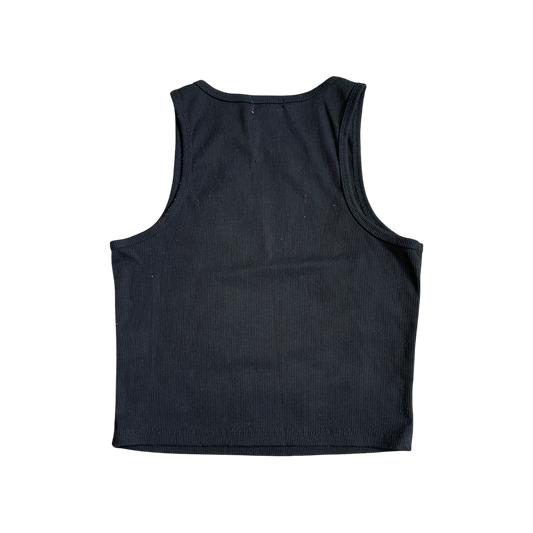 Girls oranoe kiss black T-shirt size 6