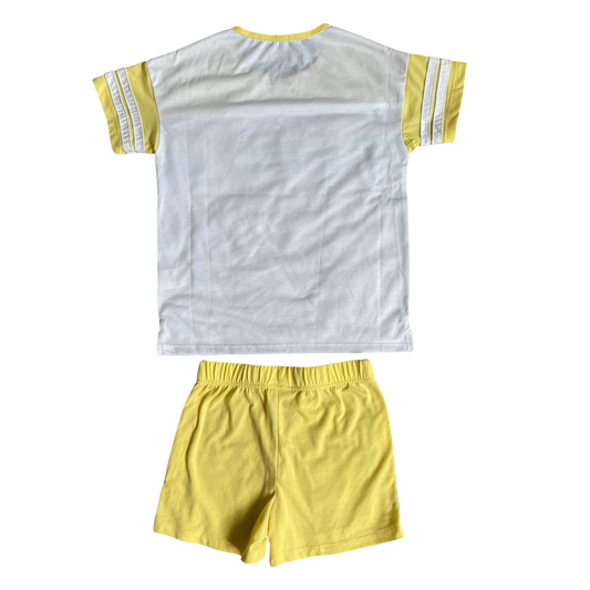 Girls max & olivia yellow and white Pajama size 10