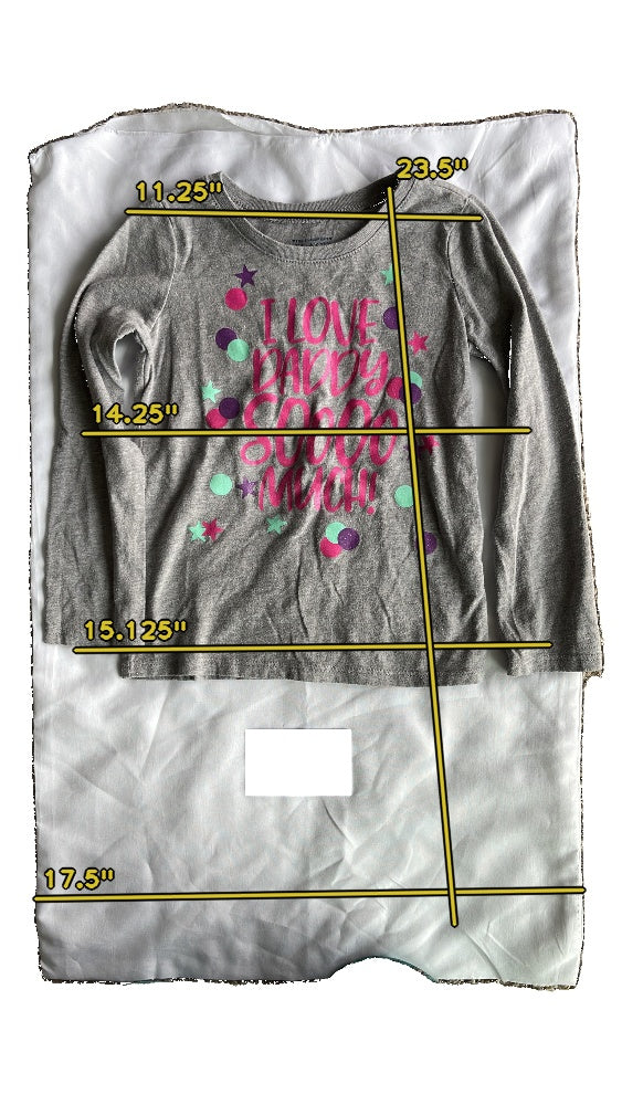 Girls place gray T-shirt size 5