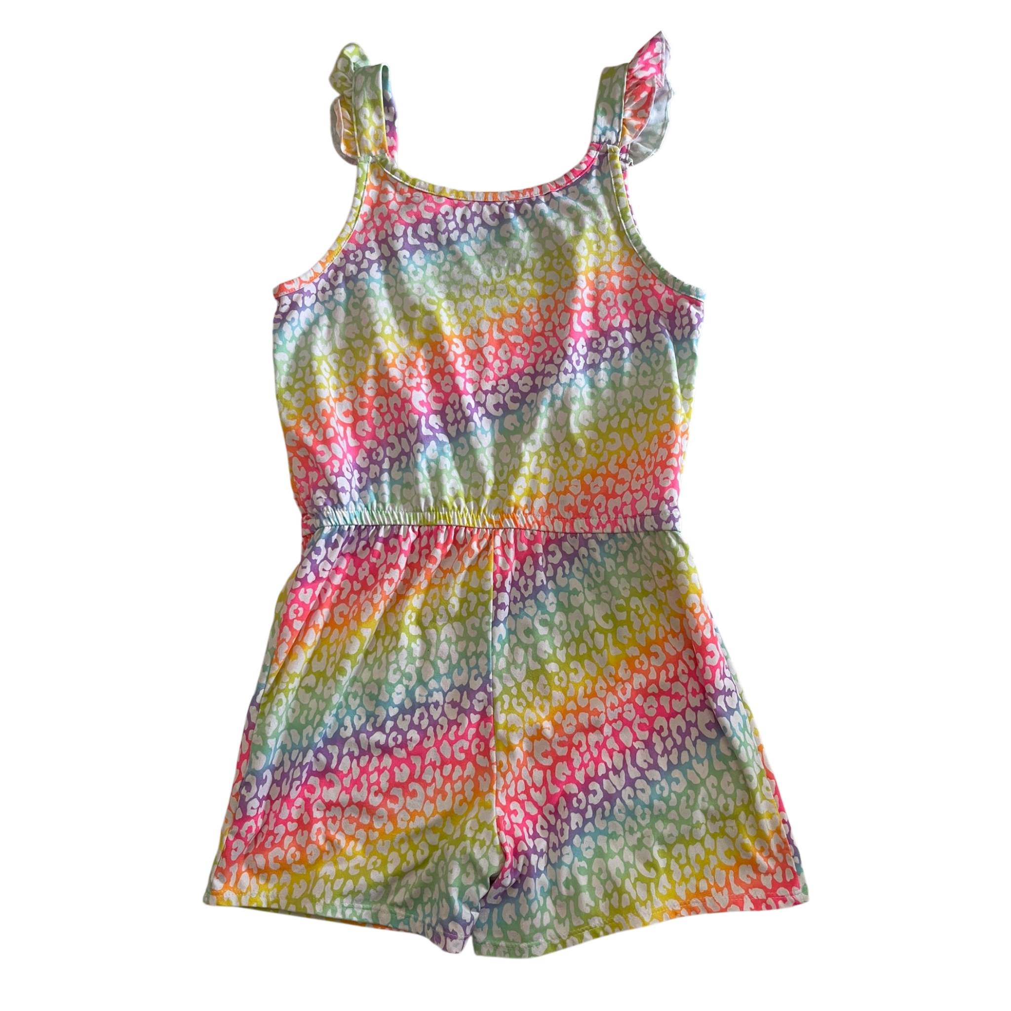 Girl wonder nation multicolor Romper size 10 year