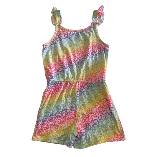 Girl wonder nation multicolor Romper size 10 year