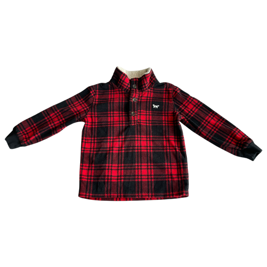 Boys carter’s red and black Sweatshirt size 3