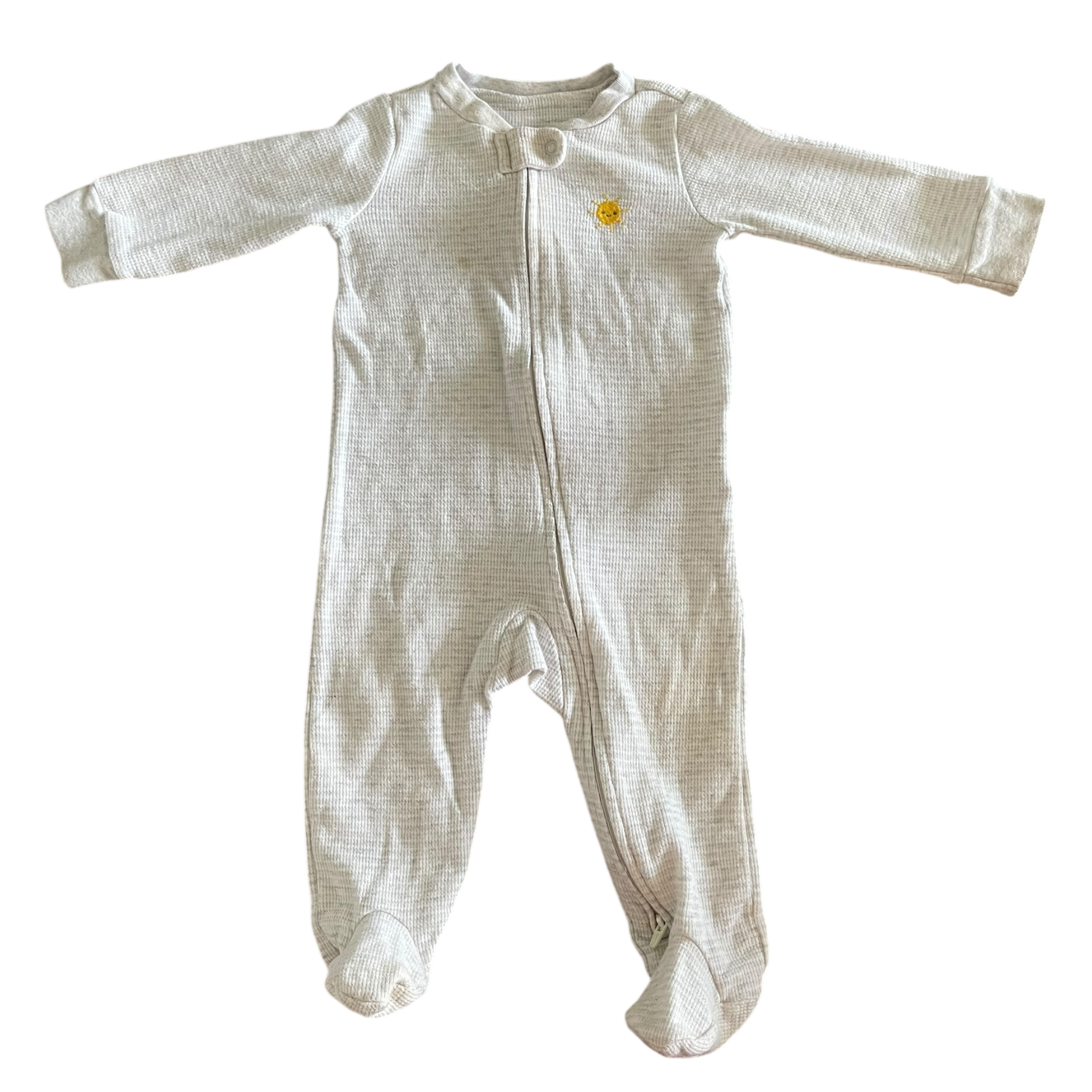Boys carter’s white Onesie  size 6 mth