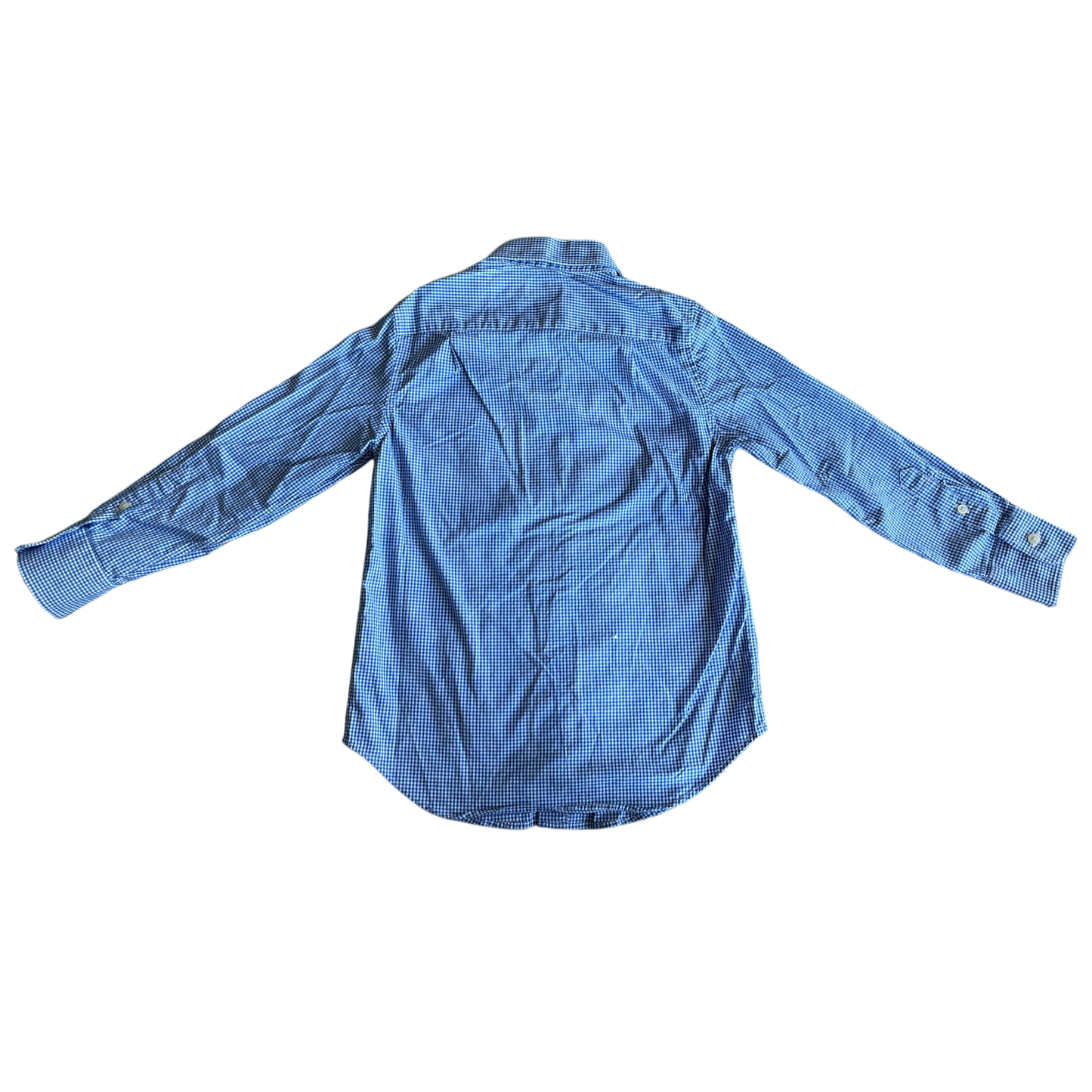 Boys crewcuts blue and white T-shirt size 6
