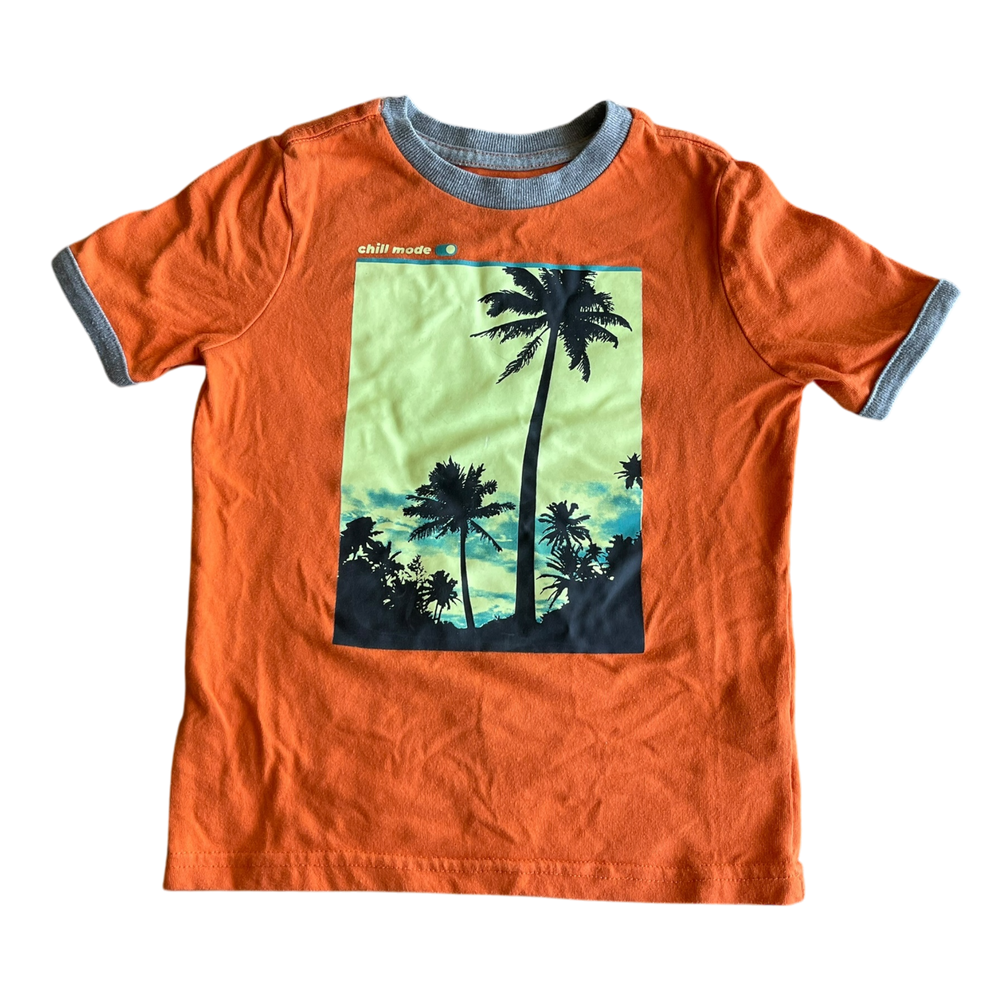 Boys Garanimale orange T-shirt size 5