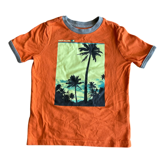 Boys Garanimale orange T-shirt size 5