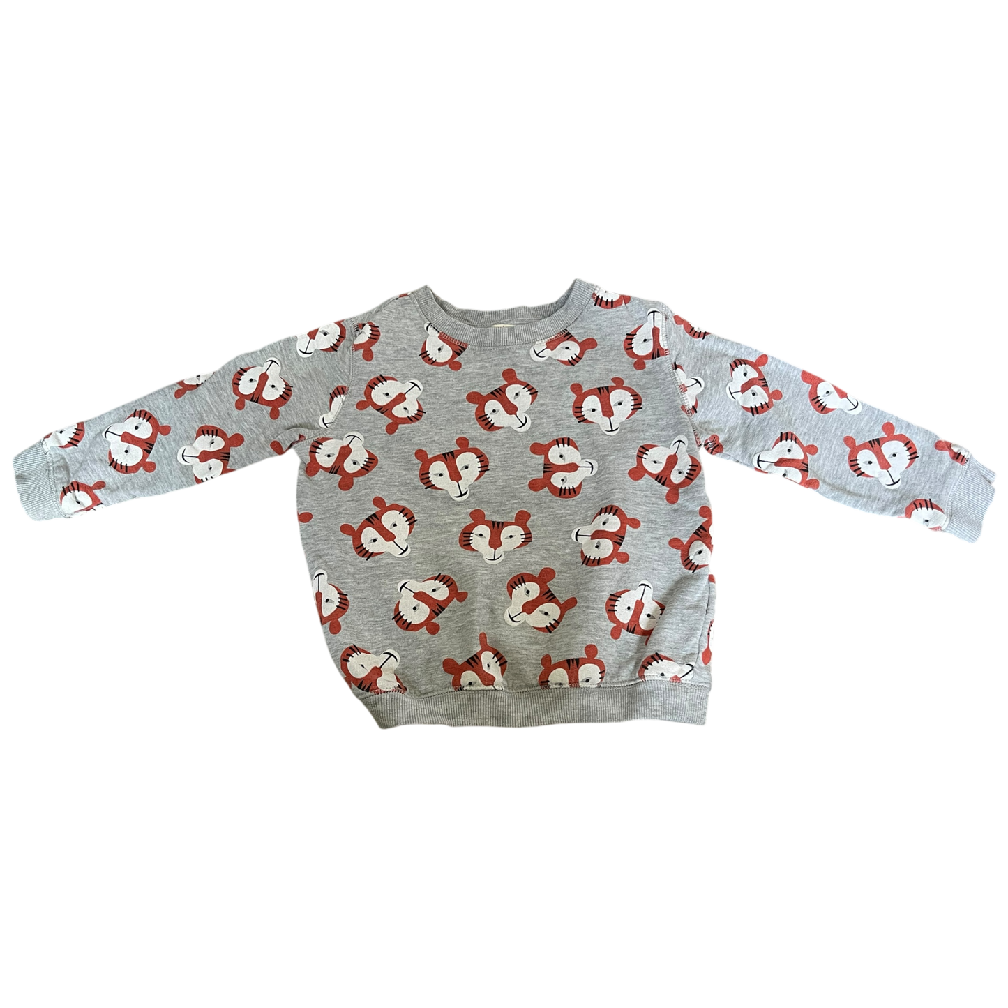 Boys du pareil gray red white Sweatshirt size 4