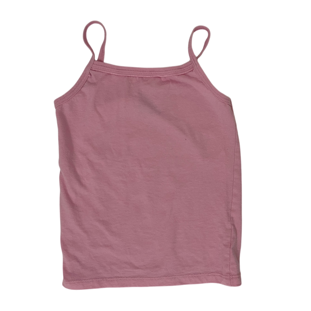 Sleeveless Hanes Girl Pink
