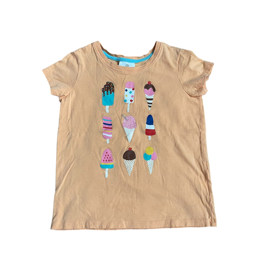 Girls hanna Andersson light orange T-shirt size 8