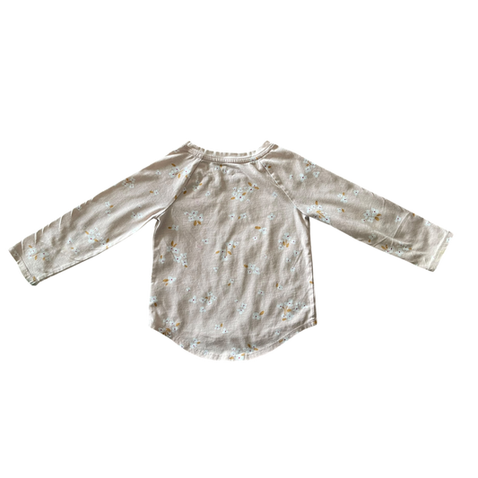 Girls Pink Flower Cat & Jack Long Sleeve Shirt