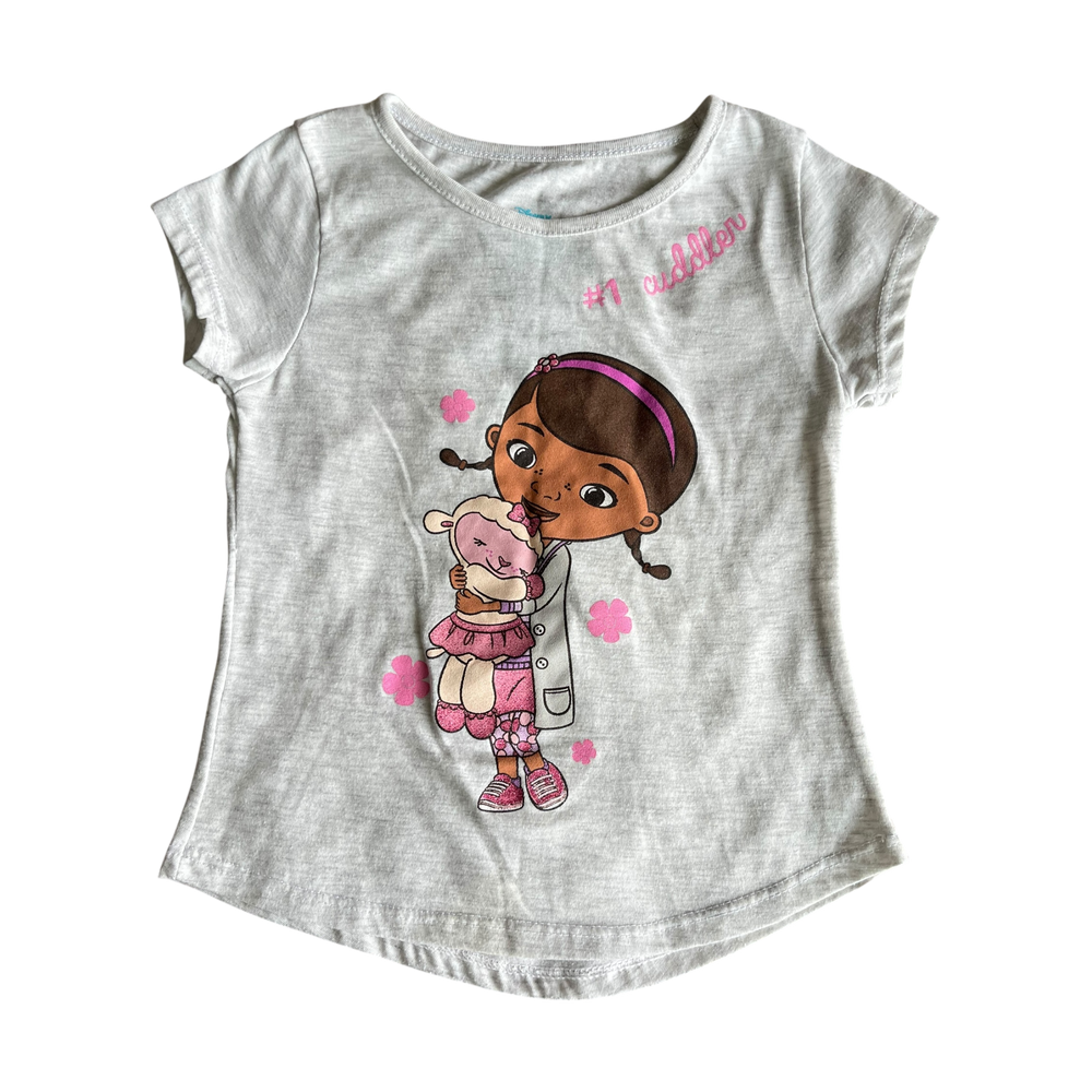 Girls Disney junior gray T-shirt size 5