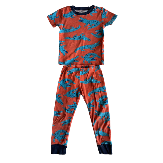 Boys carter’s orange with light blue Pajama size 3