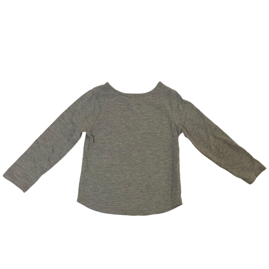 Girl disney gray T-shirt with long sleeves size 3