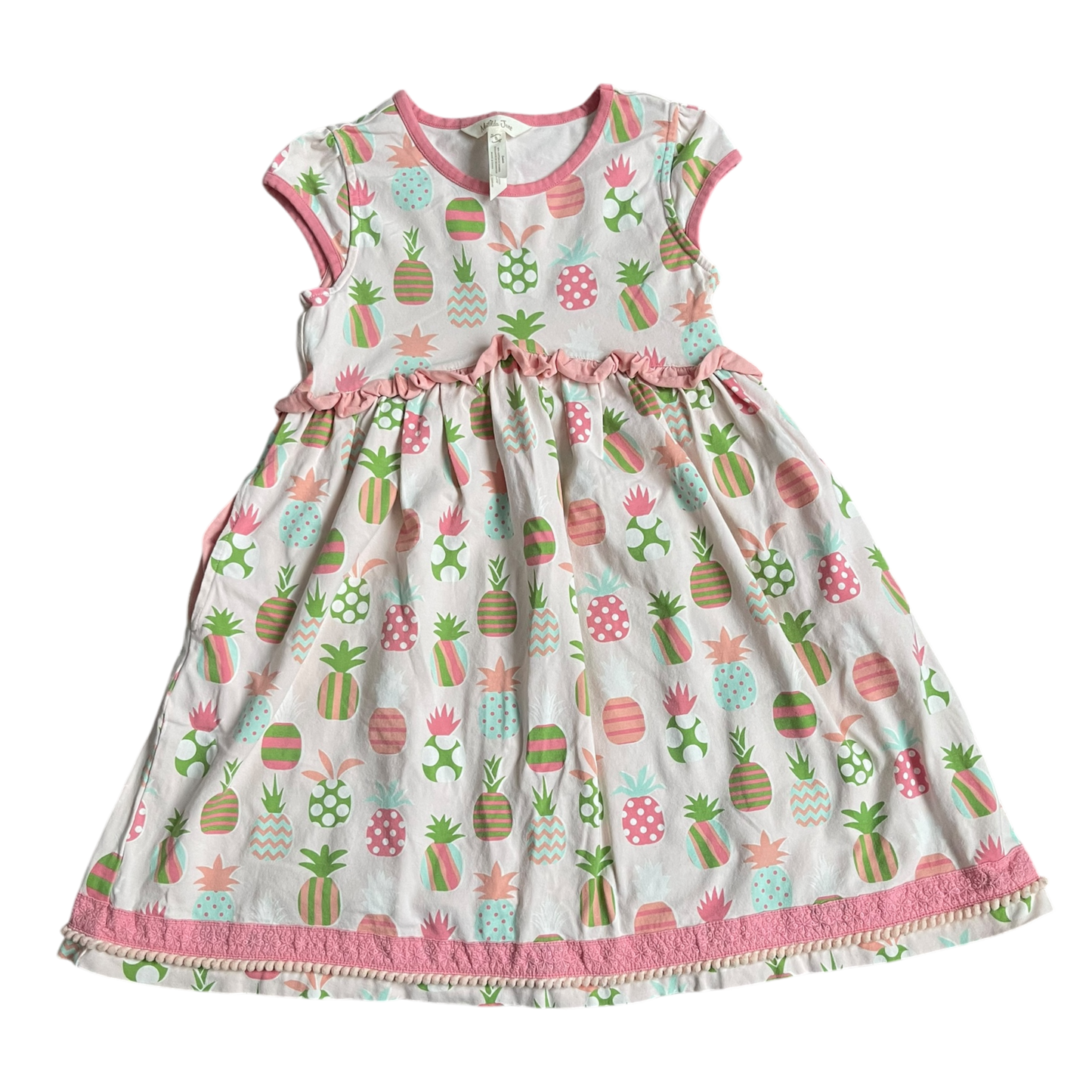 Girls matilda jane white and pink Dress size 8