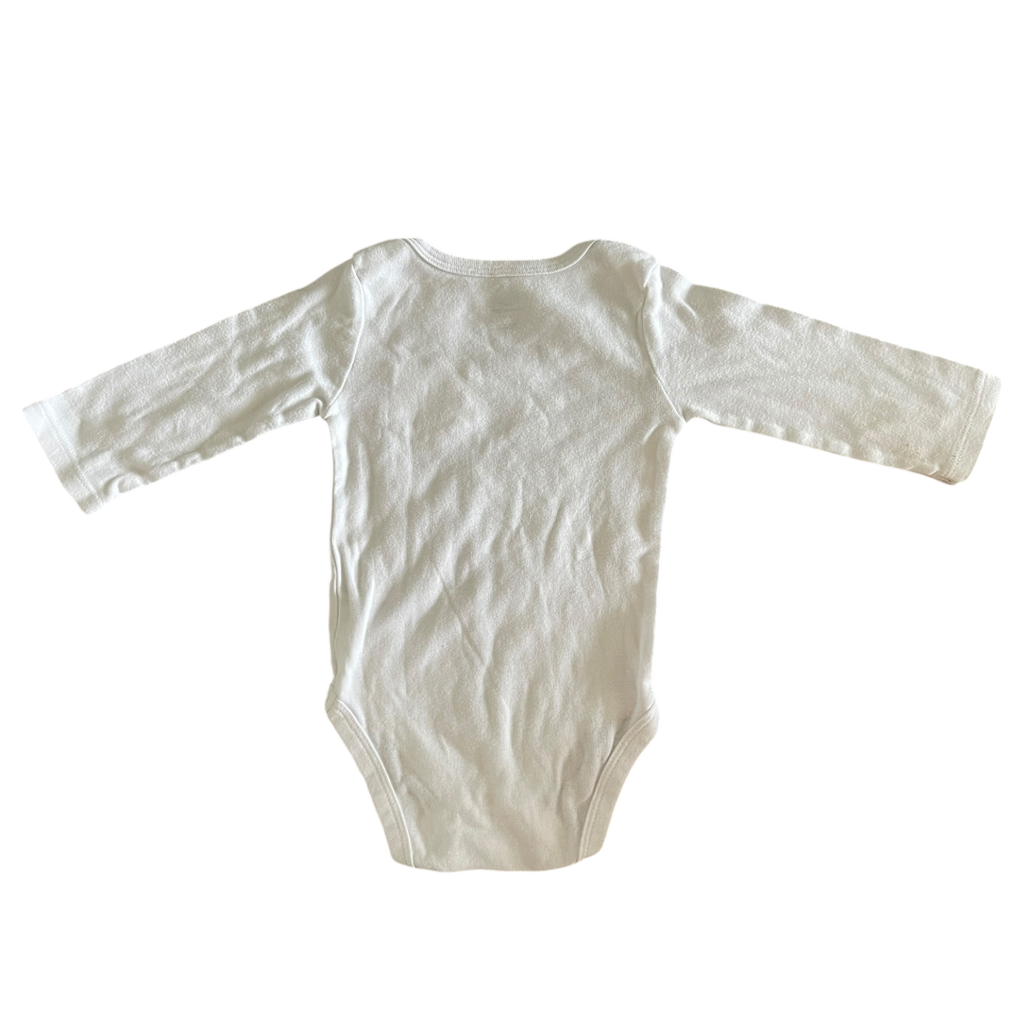 Unisex cloud island white Onesie size 6 mth