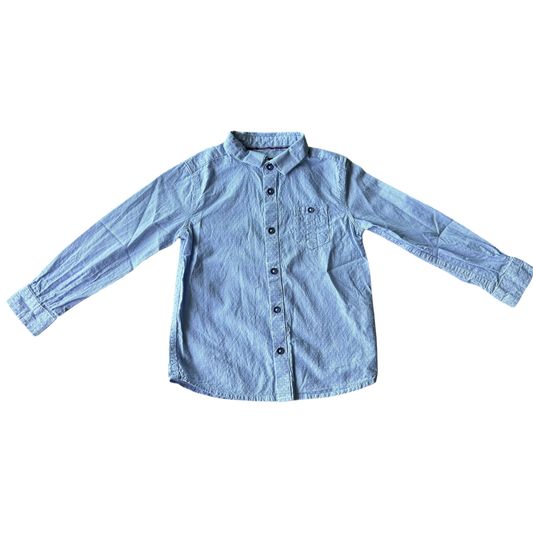 Boys Okaïdi white and purple T-shirt size 3