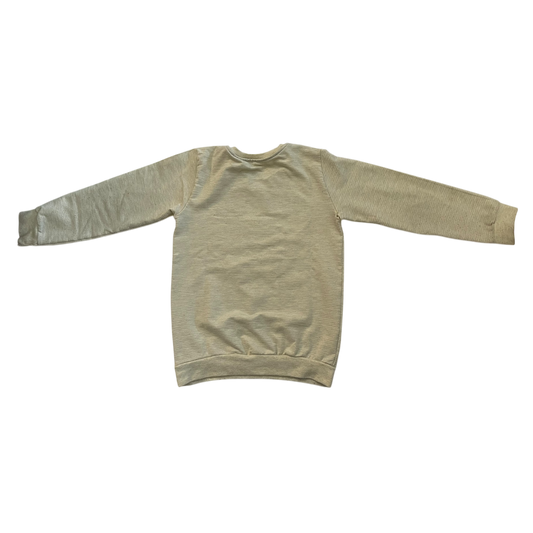 Girls tanin kids creamy Sweatshirt size 7