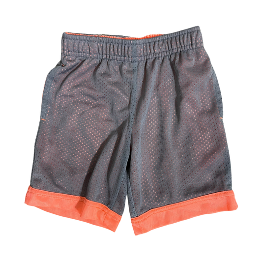 Boys athletic gray orange Short size 4