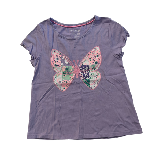 Girls Purple Butterfly T-shirt
