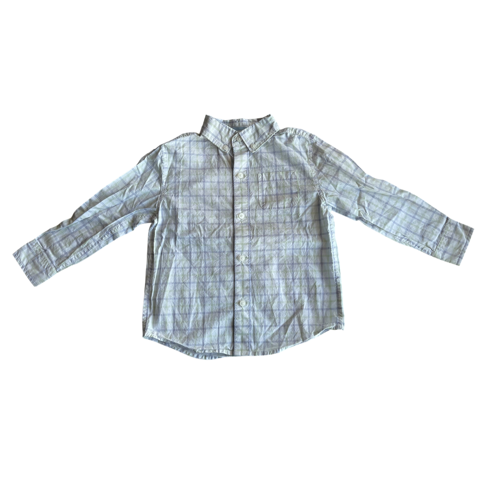 Boys janie and jack white purple green T-shirt size 3