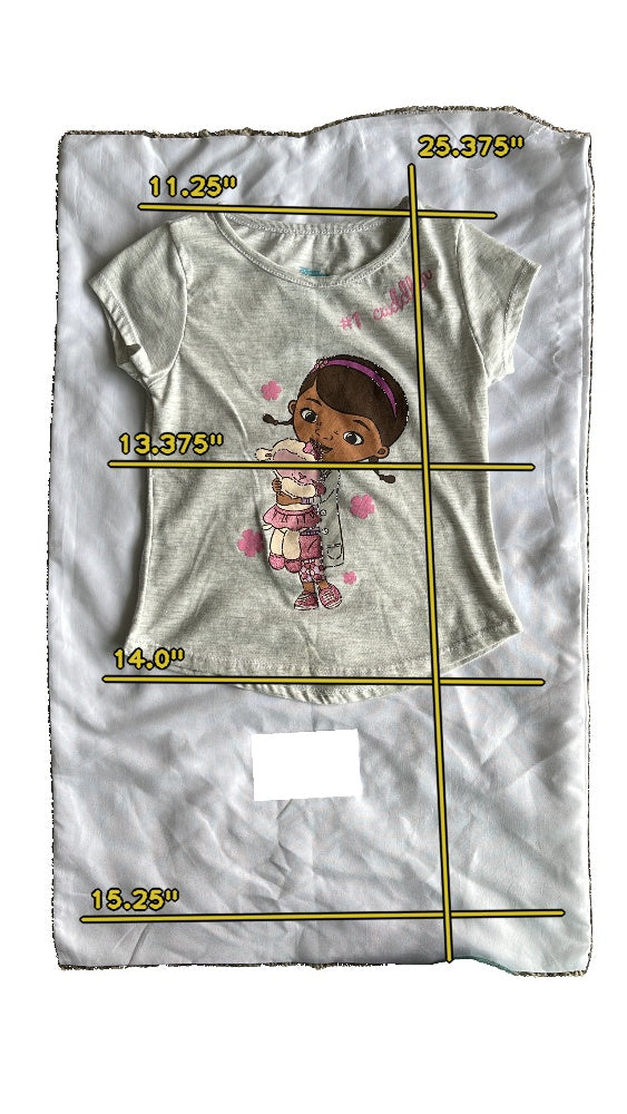 Girls Disney junior gray T-shirt size 5