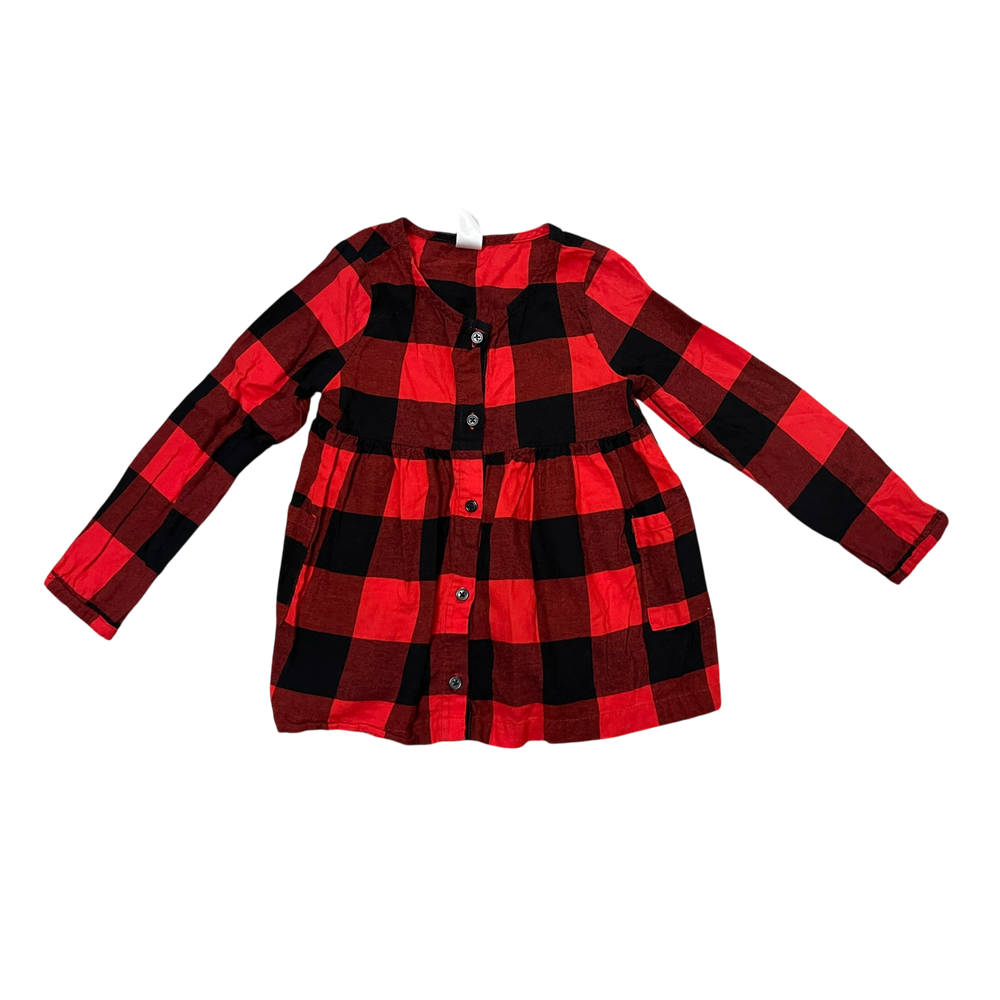 Girls carter’s red and black Dress size 4