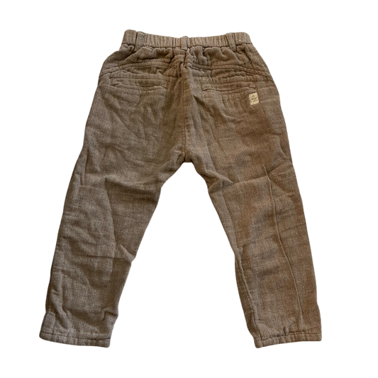 Boys zara brown Bottom size 3
