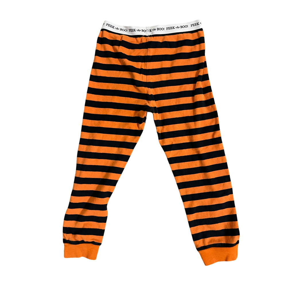 Boys peek A boo orange and black Bottom size 4