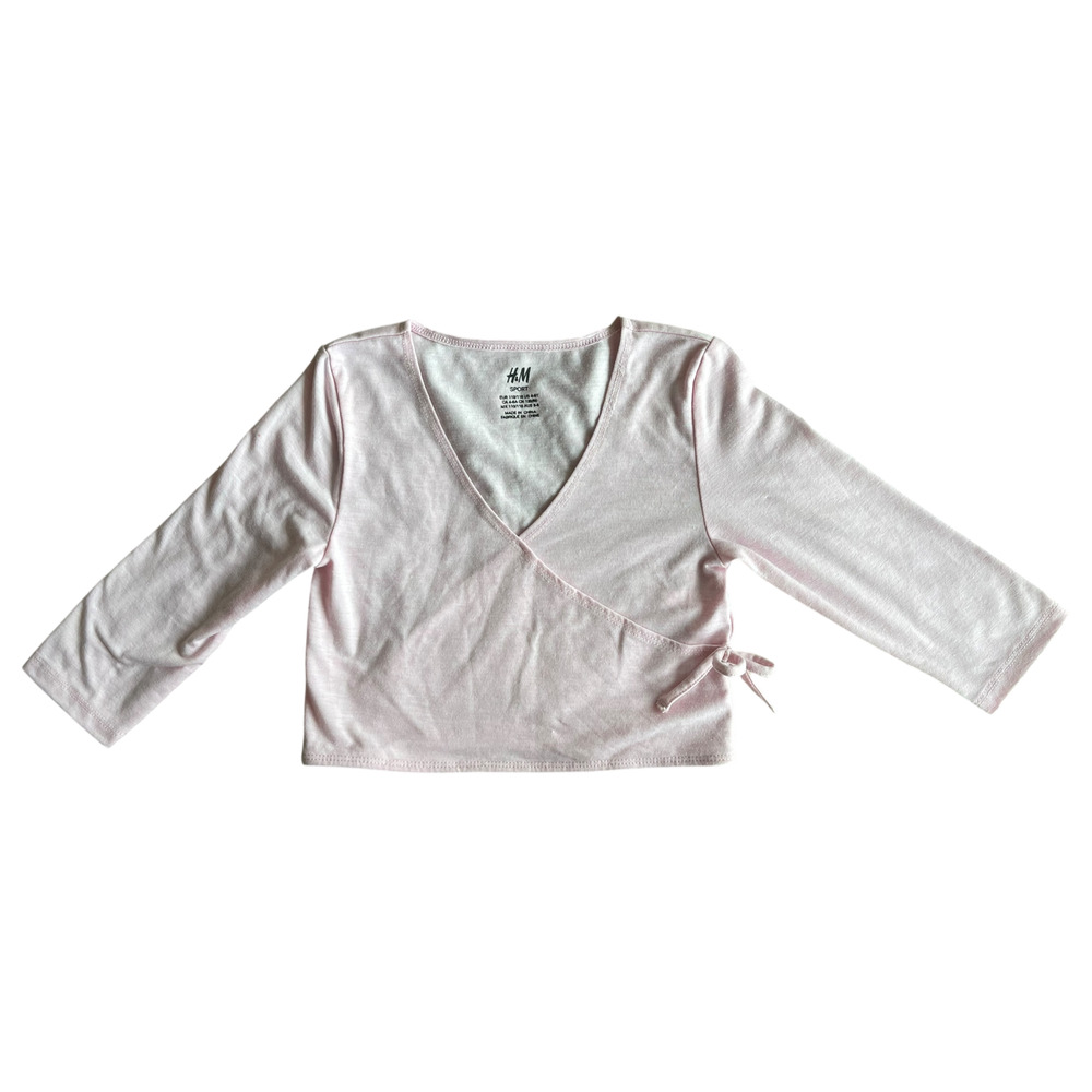 girls H&M pink T-shirt size 4