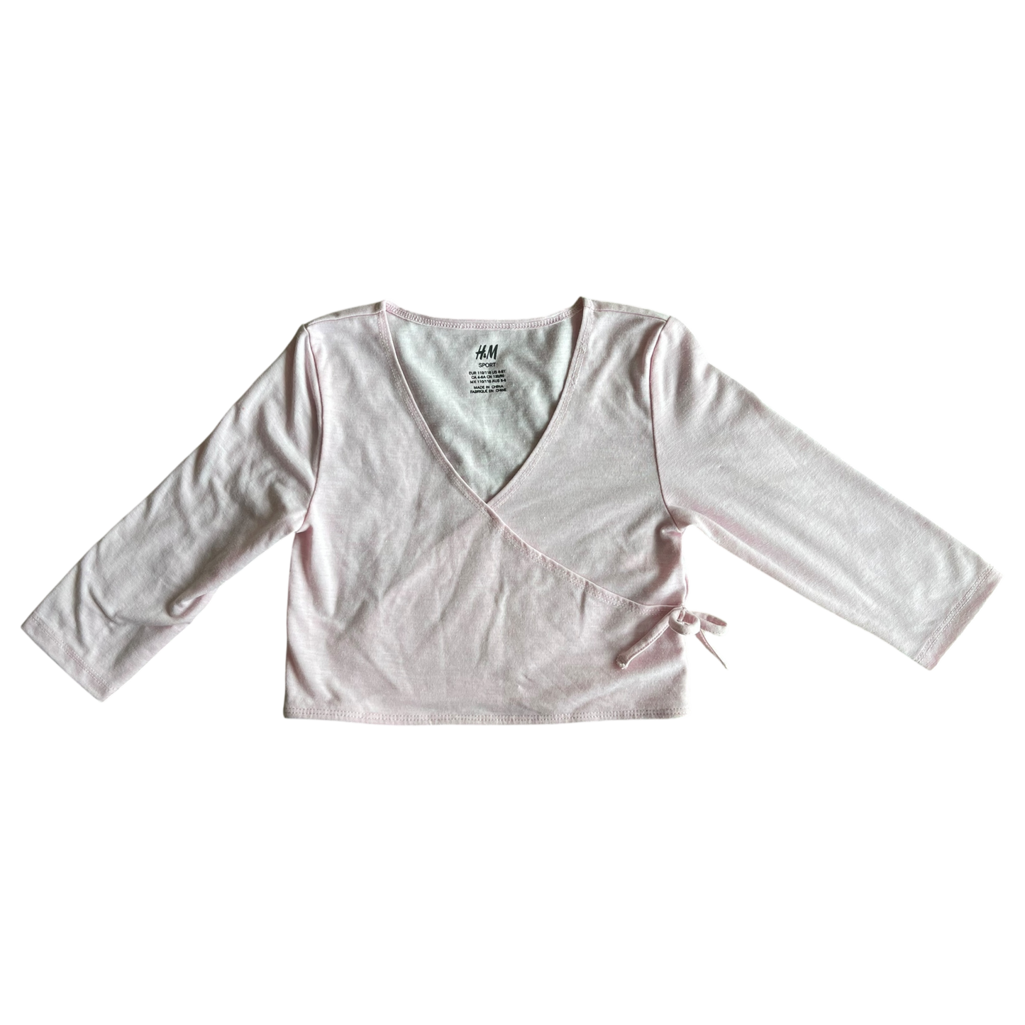 girls H&M pink T-shirt size 4