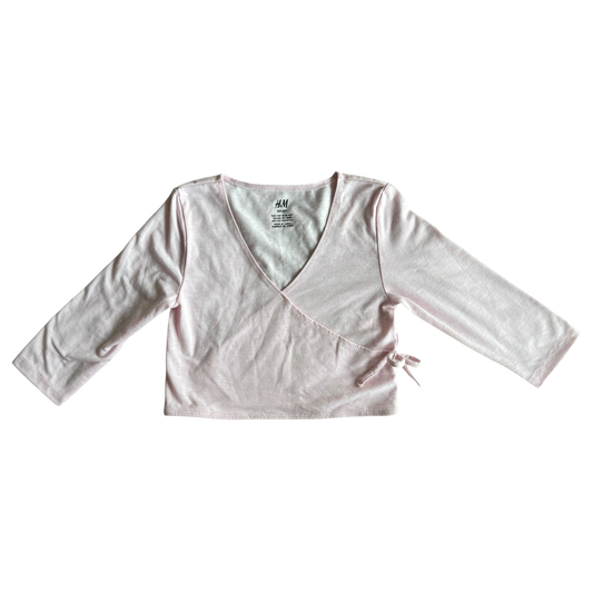 girls H&M pink T-shirt size 4