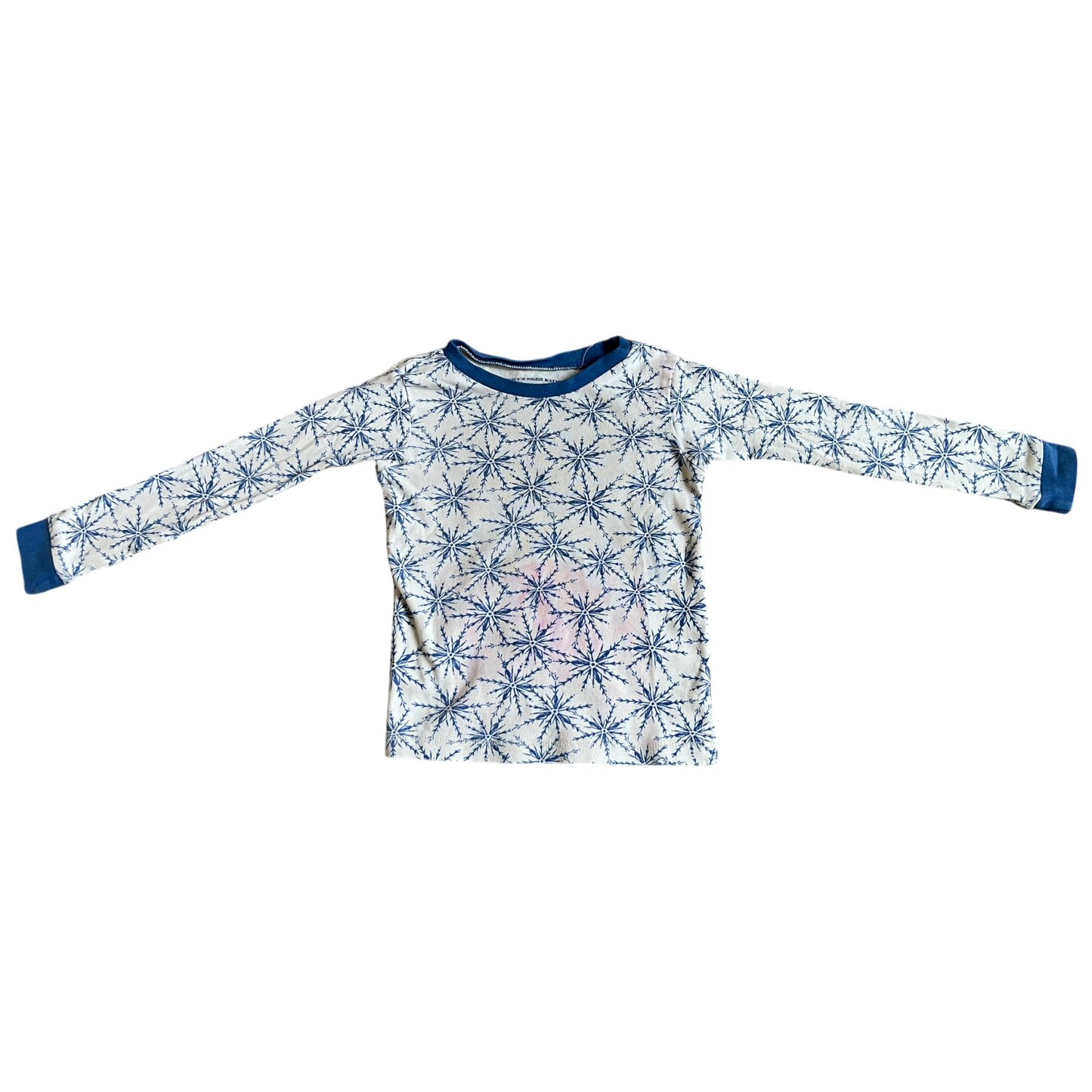 Boys burts bees kids blue and white T-shirt size 4