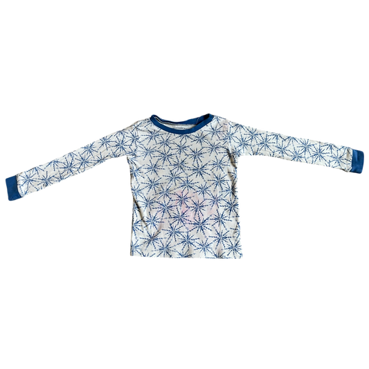 Boys burts bees kids blue and white T-shirt size 4