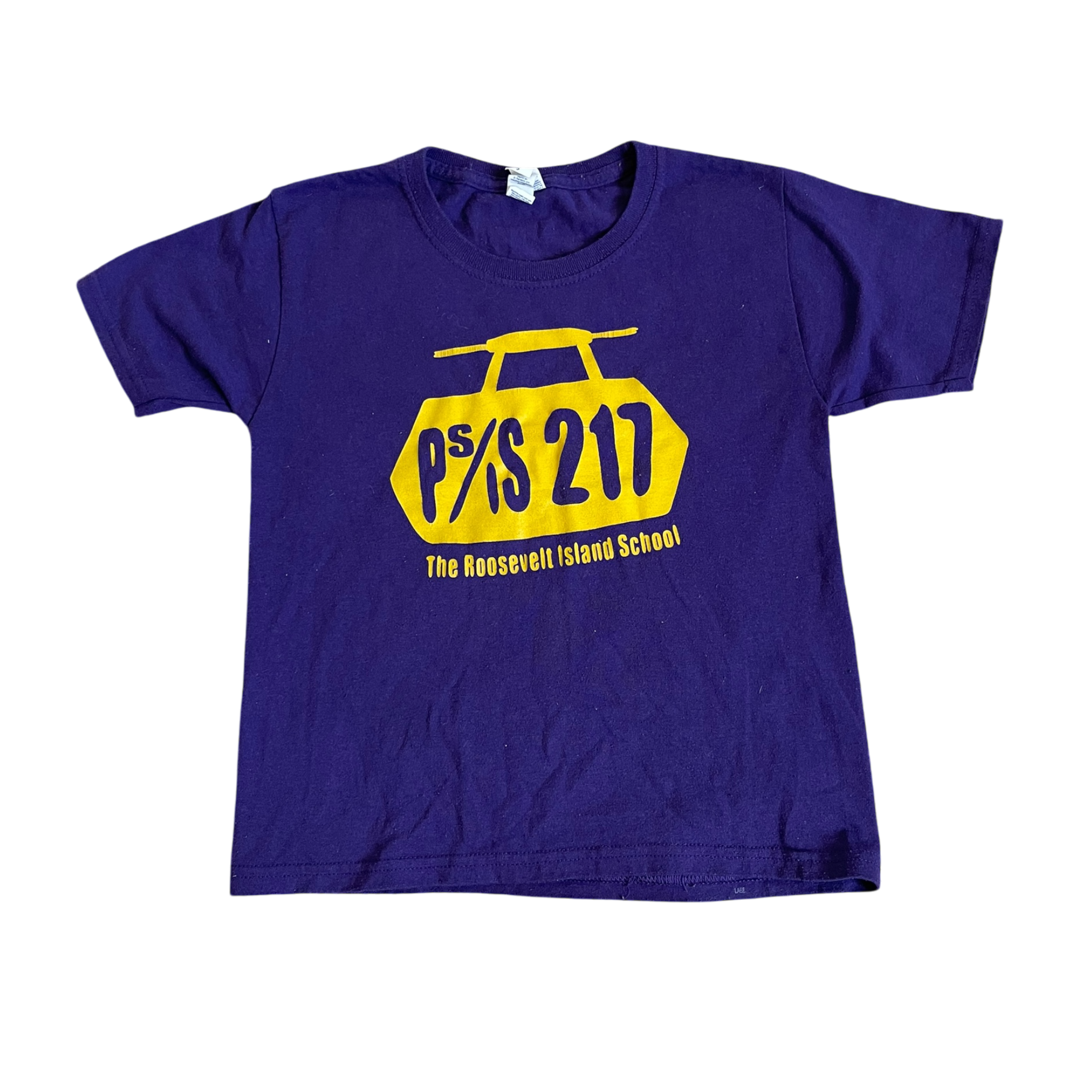 Boys Jerzees purple T-shirt size 8