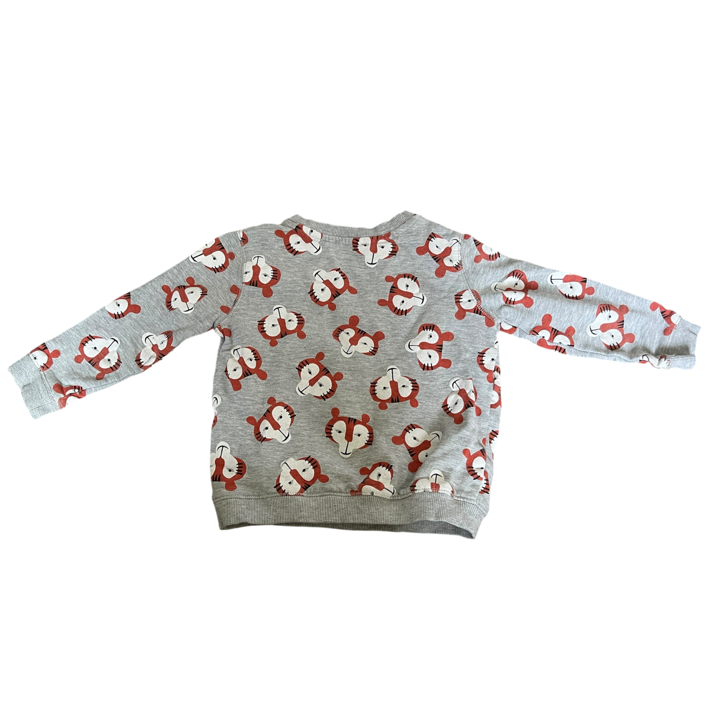 Boys du pareil gray red white Sweatshirt size 4