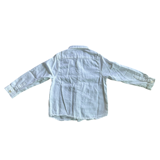 Boys Zara white T-shirt size 4
