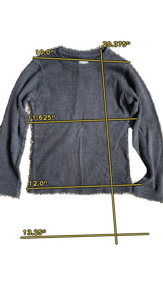 Girls limited too gray Sweatshirt size 7