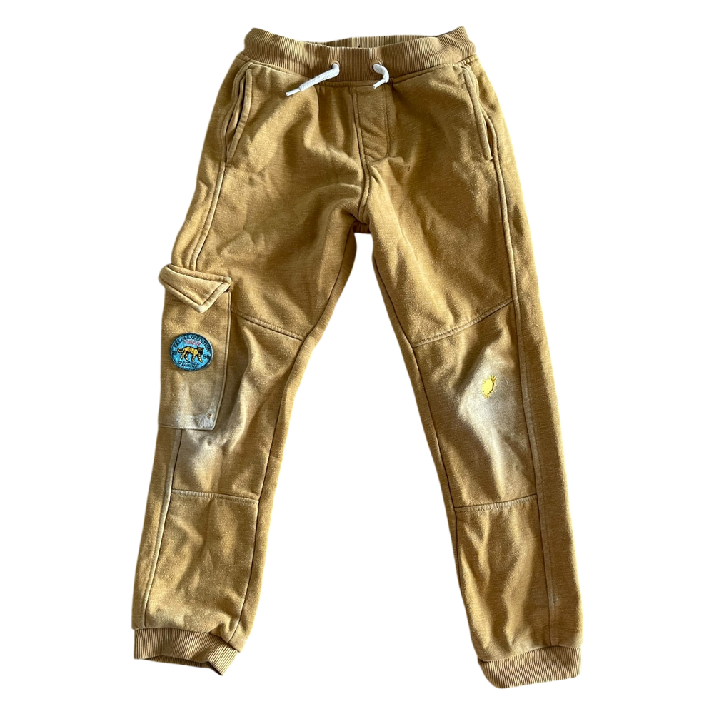 Du Pareil Boys Tan Long Pants Joggers