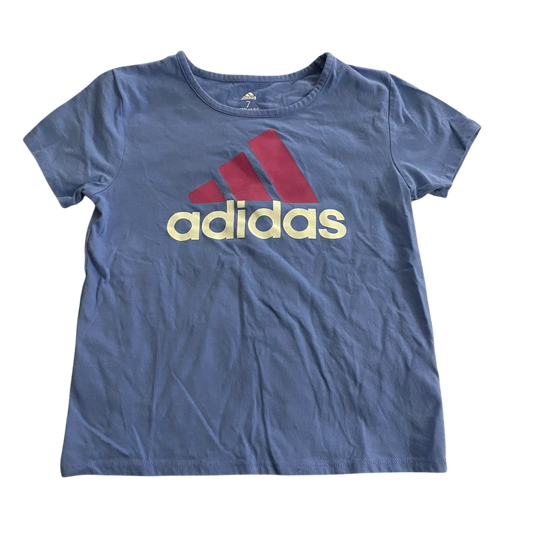 Boys adidas blue T-shirt size 7
