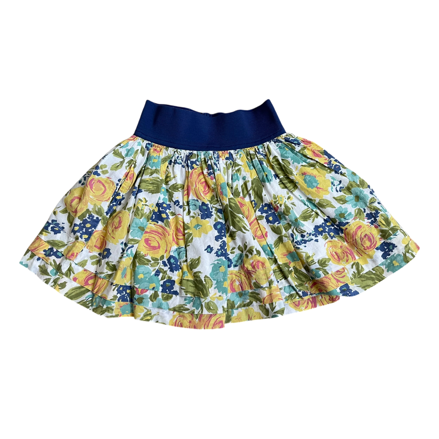 Girls mini boden mix colors Skirt size 4