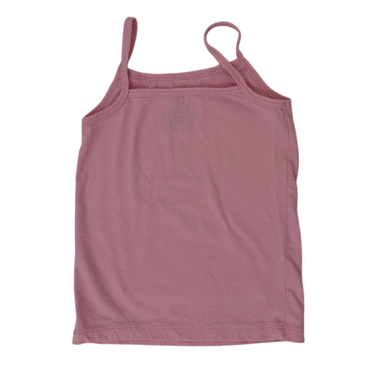 Sleeveless Hanes Girl Pink