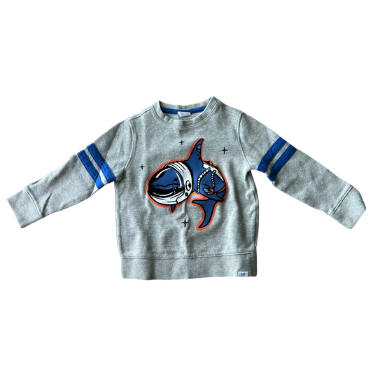 Boys gap blue and gray Sweatshirt size 4