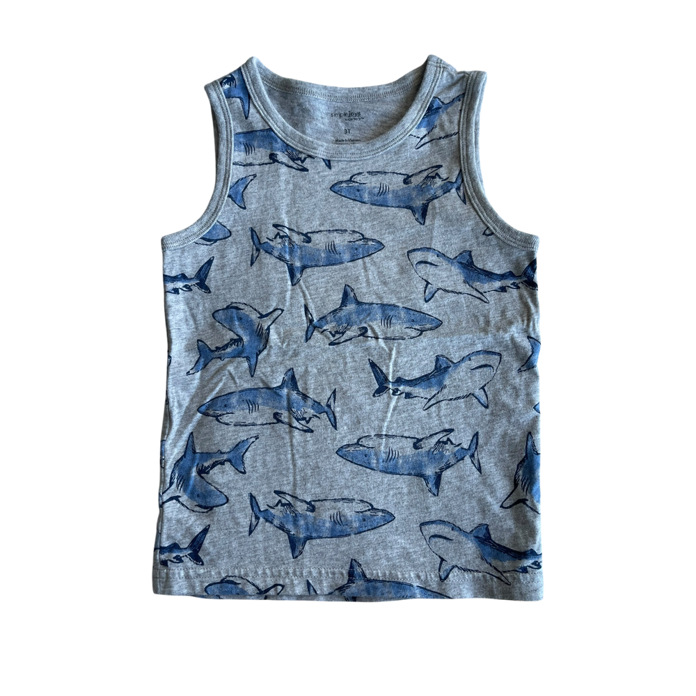 Boys carter’s gray and navy T-shirt size 3
