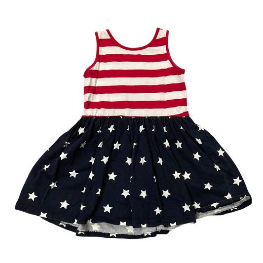 Girls place red white navy Dress size 4