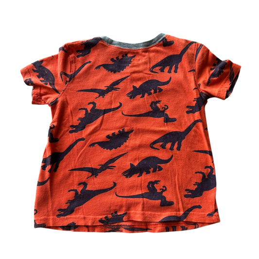 Boys jumping beans orange and black T-shirt size 4