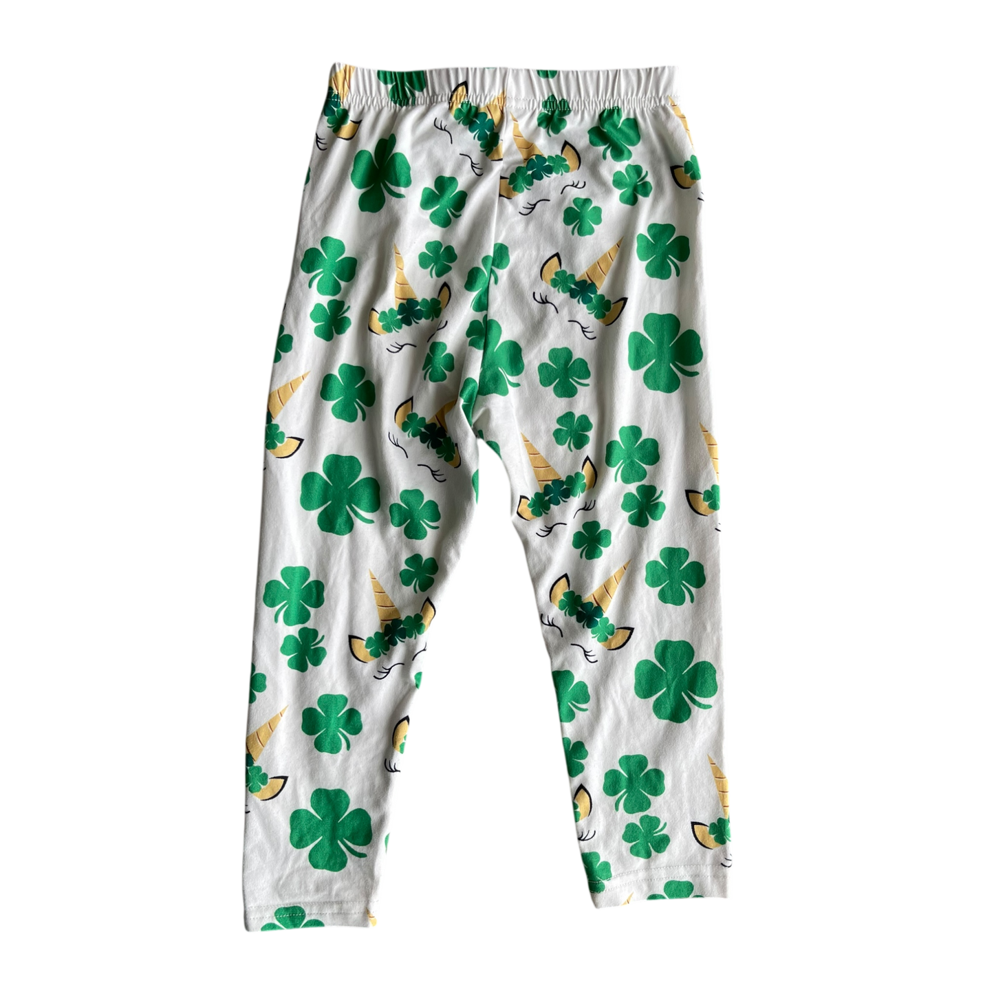 Girls unknown white and green Bottom size 5