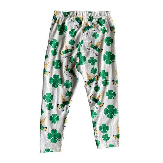 Girls unknown white and green Bottom size 5